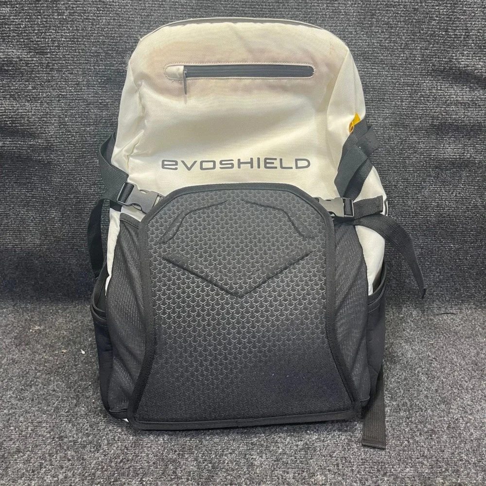 EvoShield WTV9100 Grandstand Bat Pack Baseball Softball Backpack Bag White Black